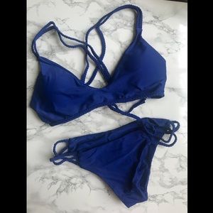Royal blue bikini